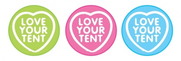 love your tent logo
